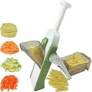 4 In 1 Vegetable Cutter Chopper Adjustable Multi-function Cutter Vertical Vegetable Cutter Kitchen Shredder Grater Artifact (random Color)